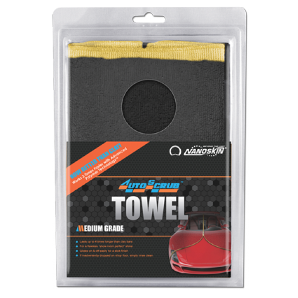 PDP 12" x 12" Medium Yellow Autoscrub Towel - PDP