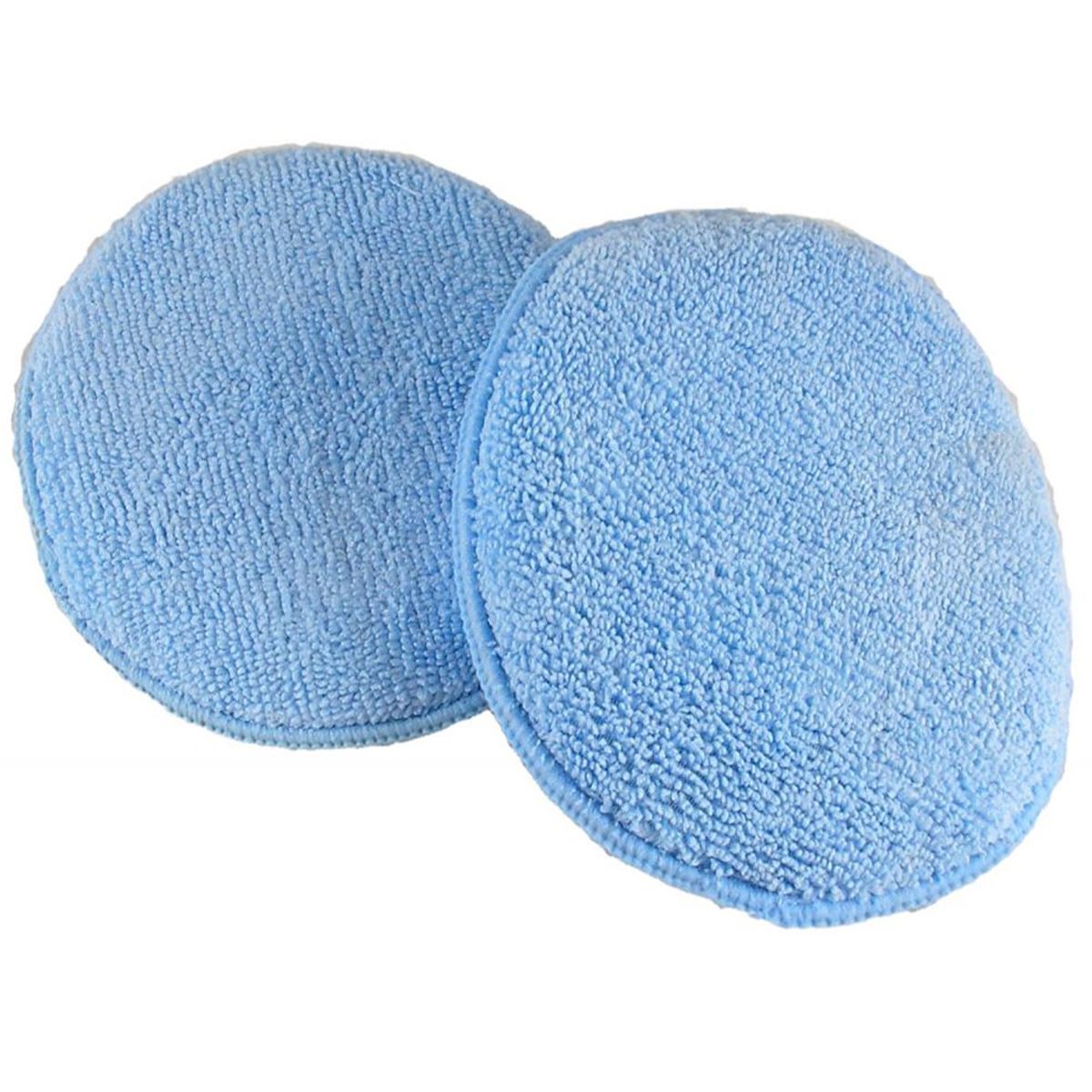 PDP 5" x 5" x 1" Round Wax Applicator with Pocket - PDP