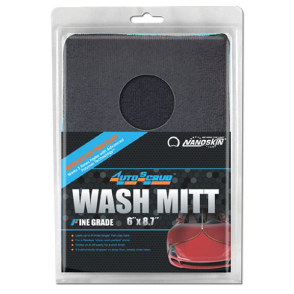 Nanoskin Autoscrub Fine Blue Clay Mitt - PDP