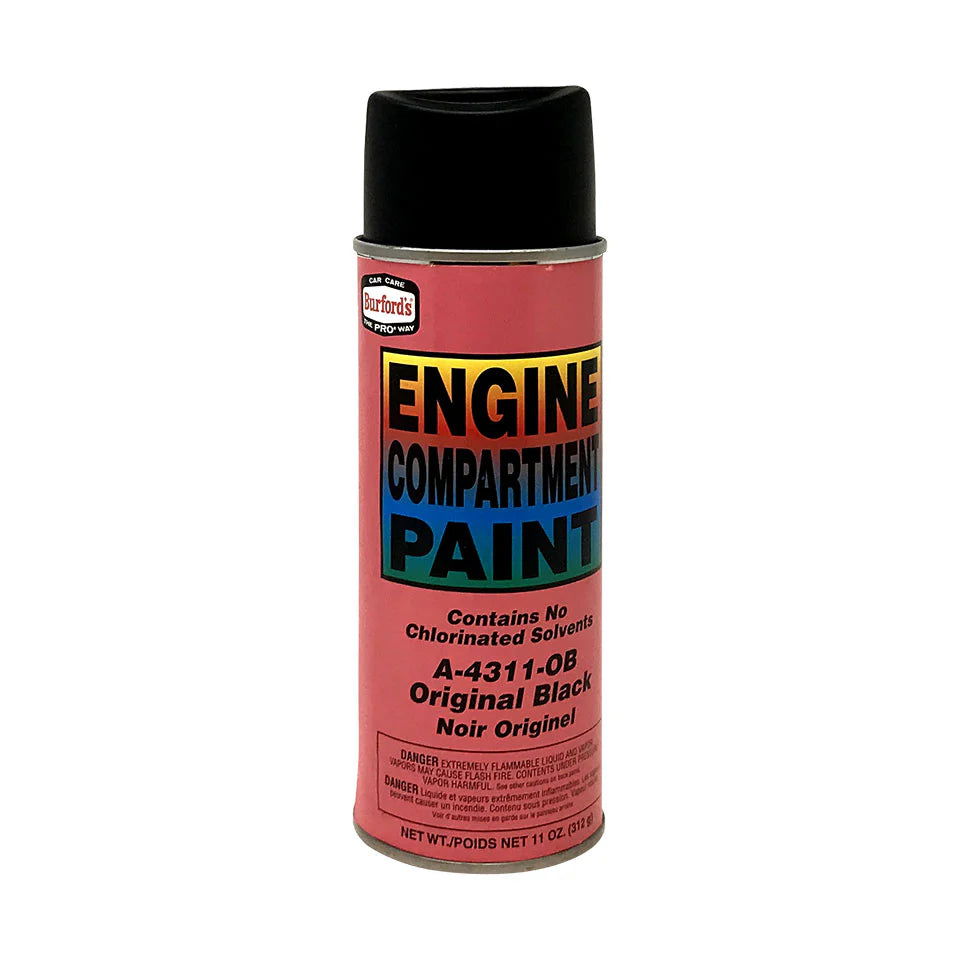 Pro Wax Burford's Engine Compartment Paint - Original Black - PDP