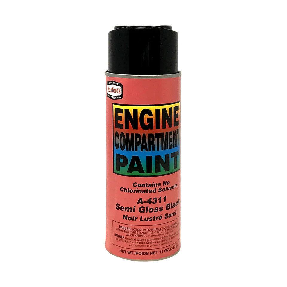 Pro Wax Burford's Engine Compartment Paint - Semi-Gloss Black - PDP