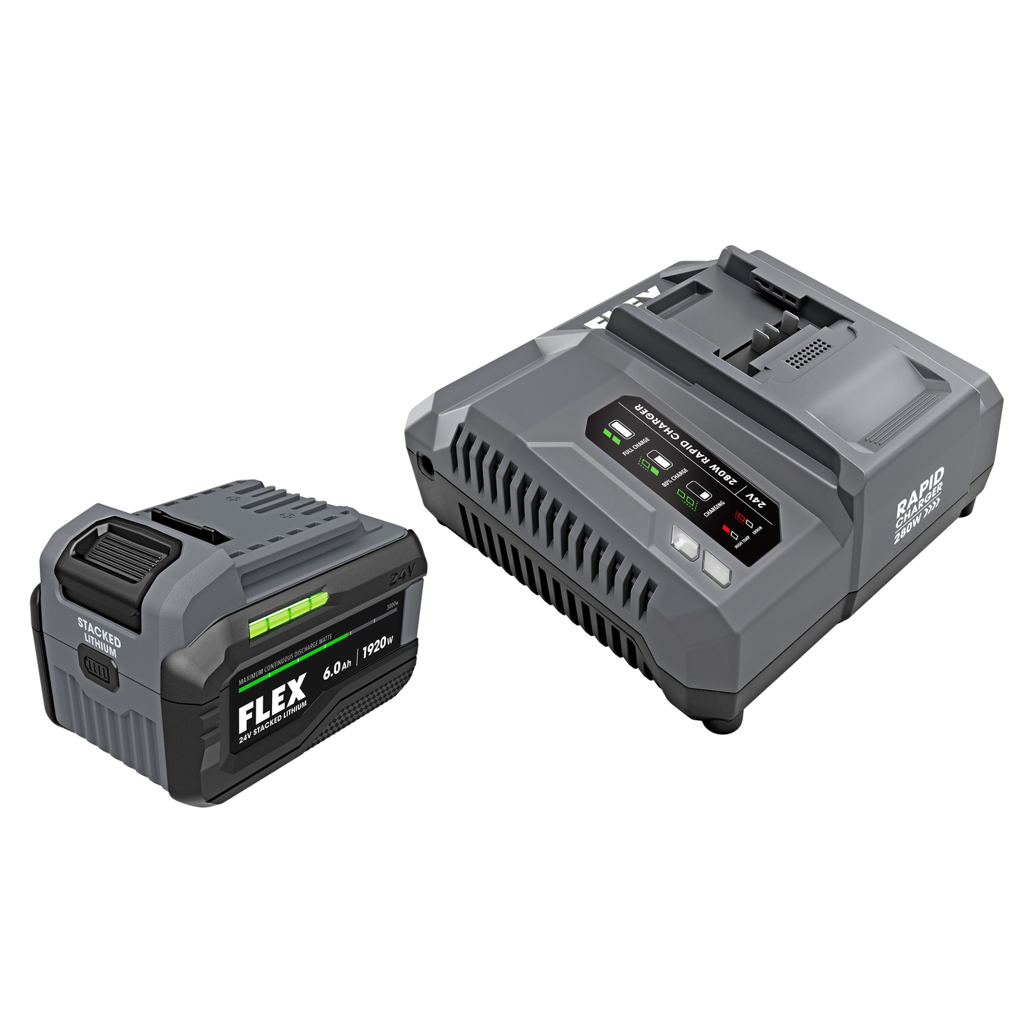 Flex Flex 24V Stacked Lithium Ion Starter Kit - PDP