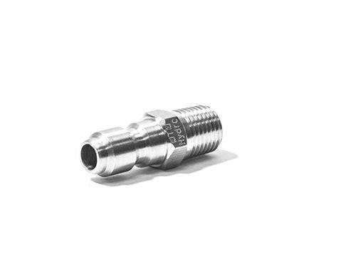 MTM Hydro Stainless Steel 1/4" QC Male Plug - PDP