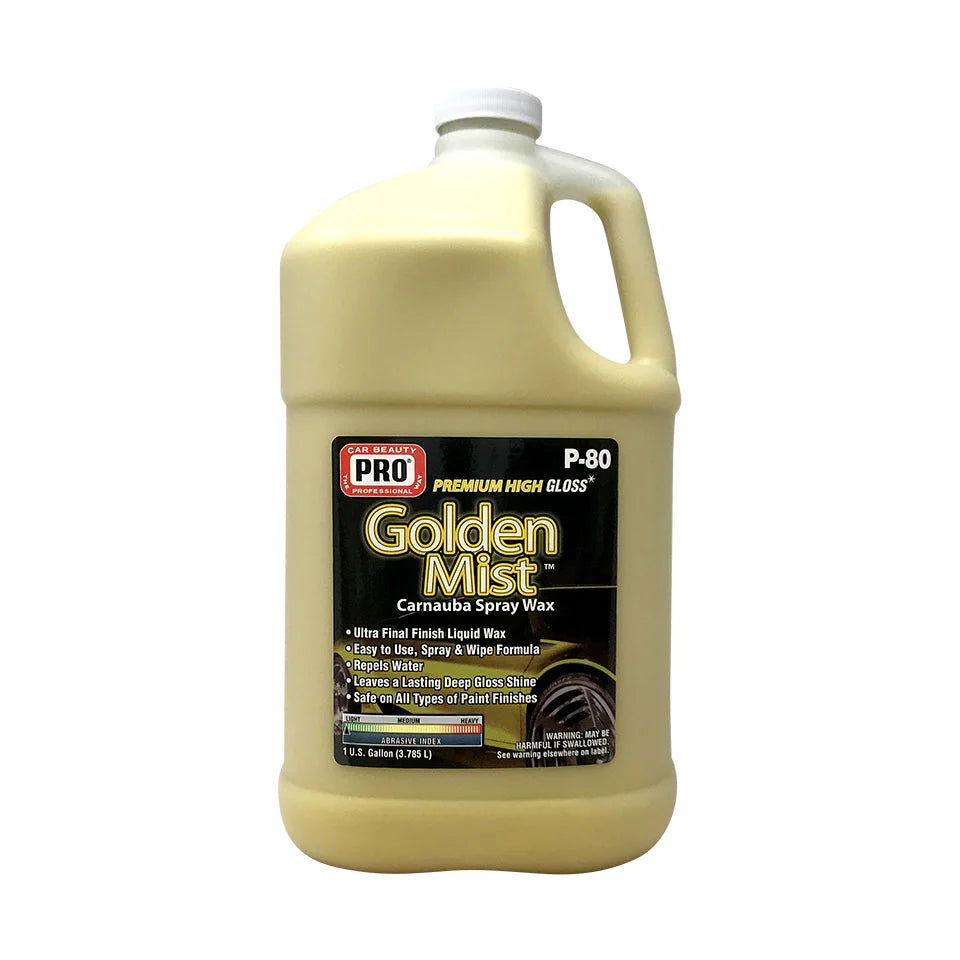 Pro Golden Mist Carnauba Spray Wax - PDP