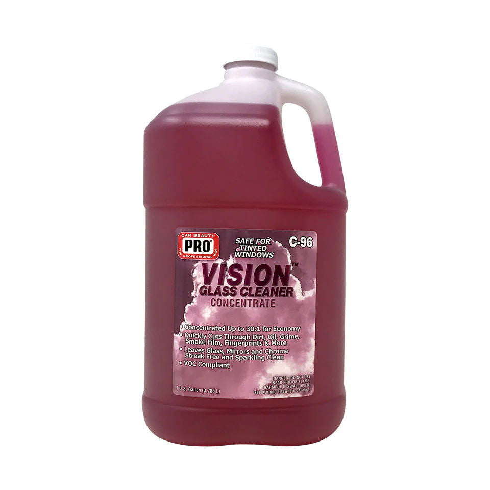 Pro Wax Pro Vision Glass Cleaner Concentrate - Gallon - PDP