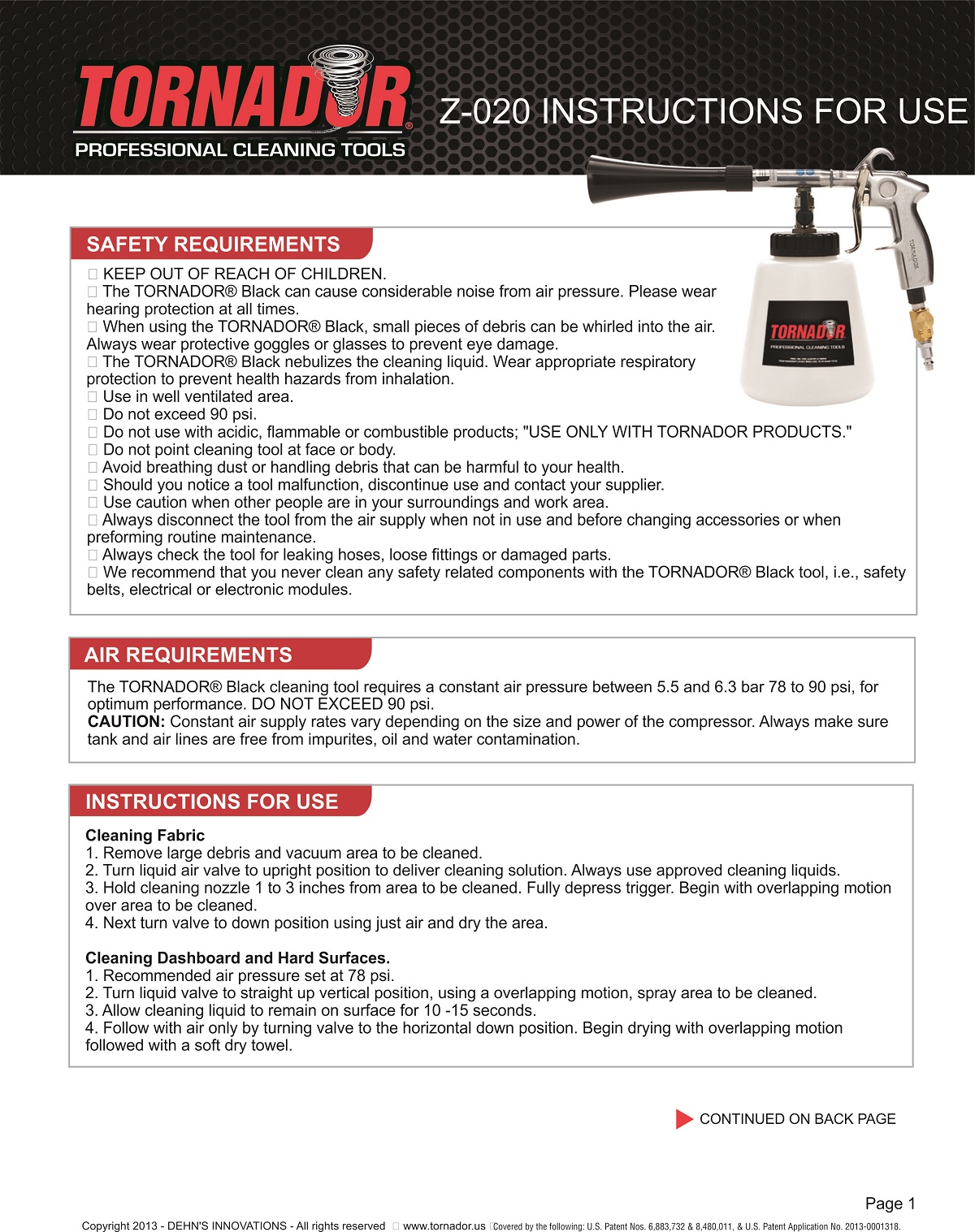 Buy Tornador Car Cleaning Gun Light - MD Car Care