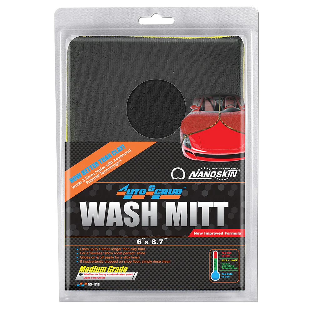 Nanoskin Autoscrub Medium Yellow Clay Mitt - PDP