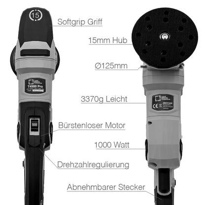 Liquid Elements - T4500 Pro 5" Dual Action Corded Polisher