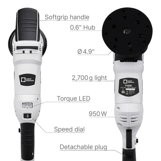 Liquid Elements - T4200 MK2 5" Dual Action Polisher