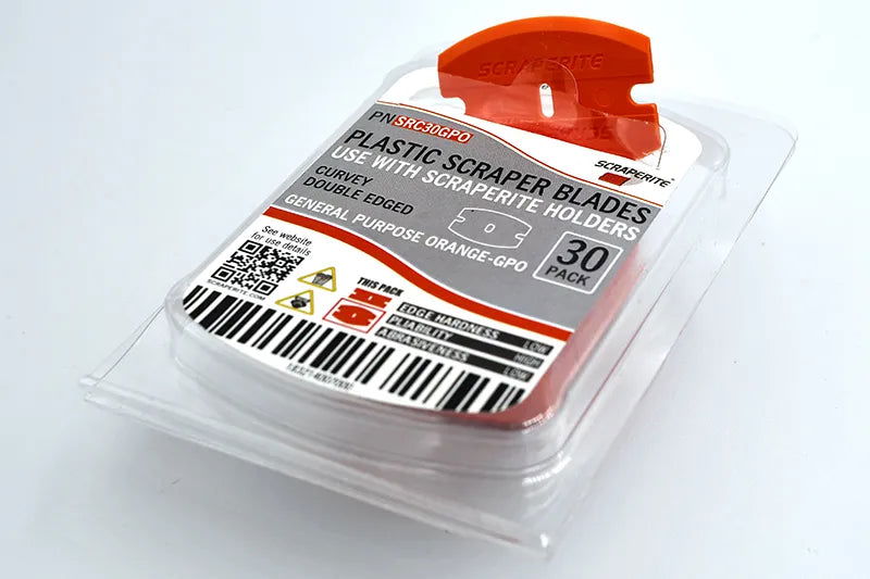 Scraperite Curved Plastic Razor Blade Orange – PDP