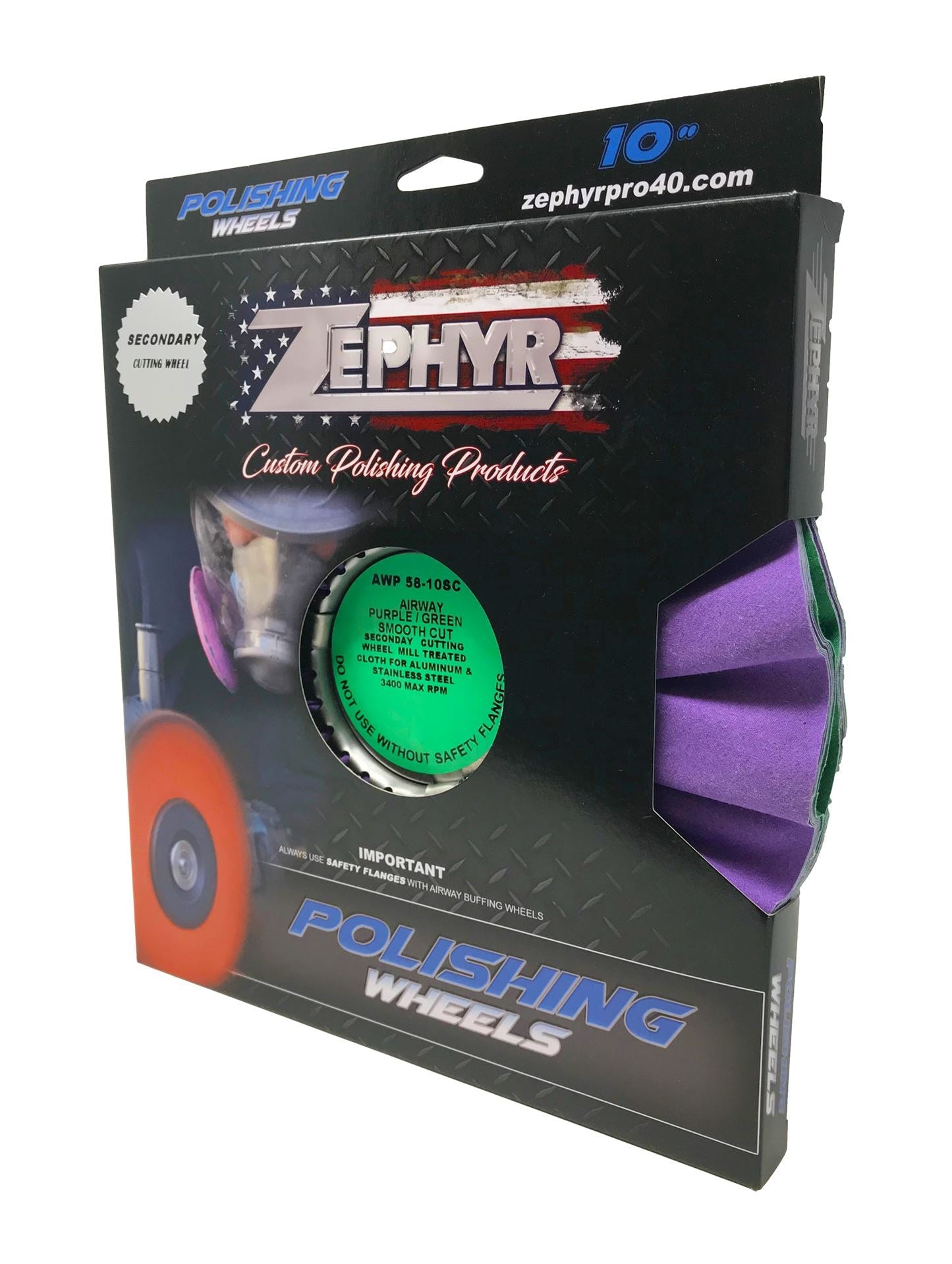 Zephyr Zephyr Purple/Green Finish - 10 Inch - PDP