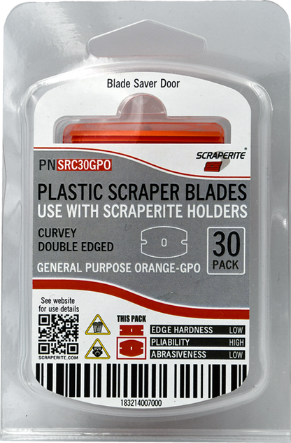 Scraperite Plastic Razor Blade Orange