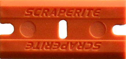 Scraperite Orange Plastic Razor Blades