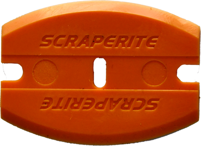 Scraperite Curved Plastic Razor Blade Orange