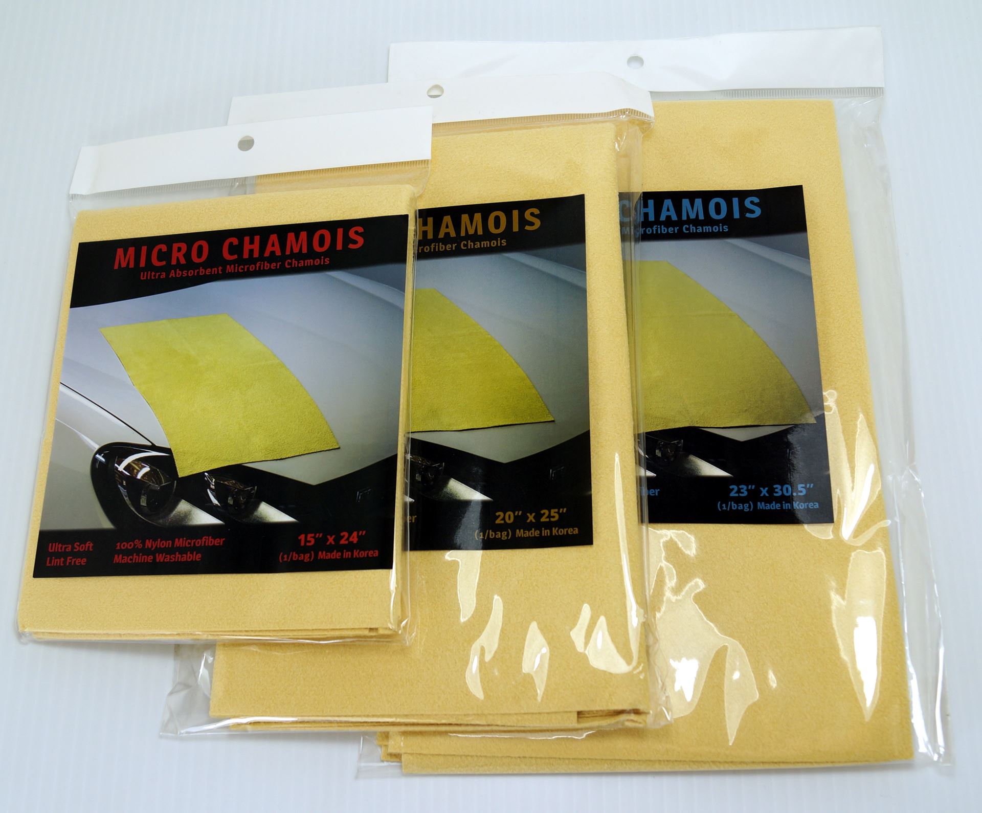 Microfiber Yellow CAR SAAZ Super Absorbent Car Washing Chamois Sponge