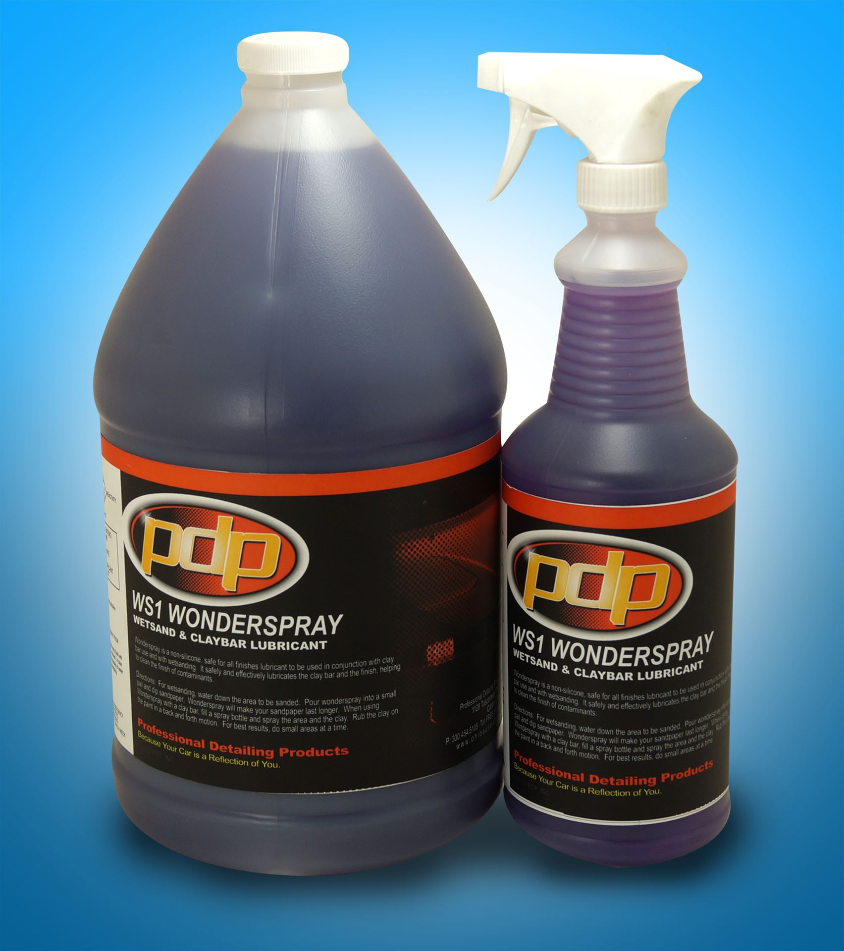 WONDERSPRAY. Professional Detailing Products, Because Your Car is